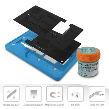 

SUNSHINE SS-032 middle-level motherboard Tin plant Suit fixture platform + special solder paste For iPhone x xs xsmax xr