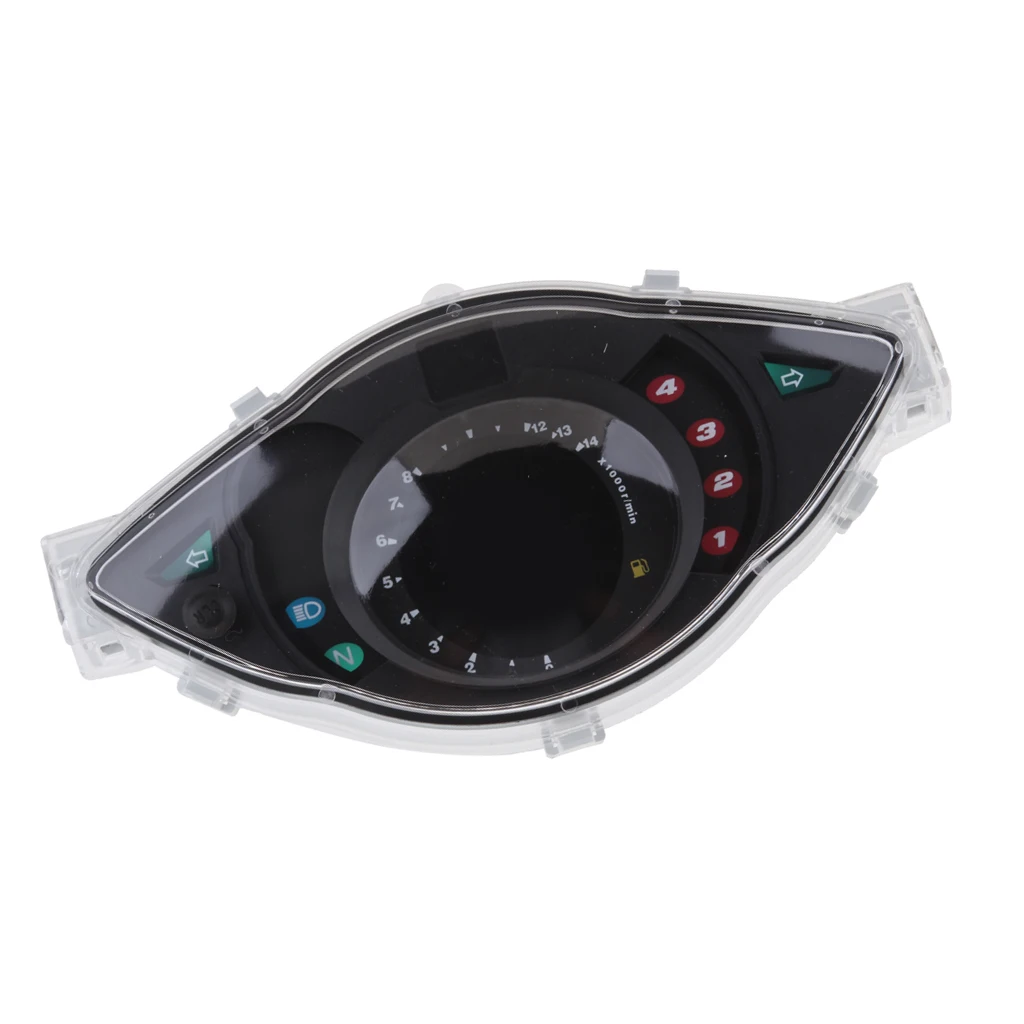 LCD Digital Odometer Speedometer Tachometer Fuel Gauge for Motorcycle