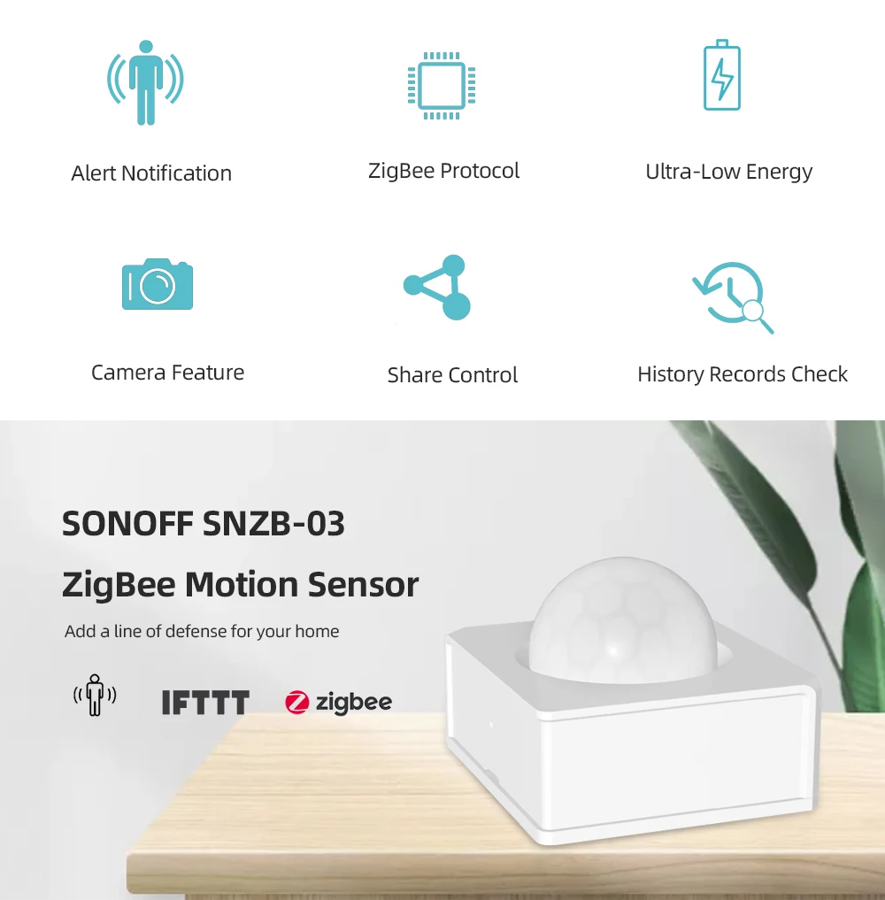 SONOFF SNZB-03 Zigbee Motion Sensor -  | Indian Online Store | RC  Hobby | Robotics