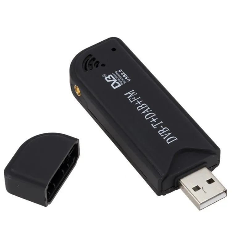 USB2.0 цифровой ТВ-тюнер FM+ DAB+ DVB-T+ SDR ключ приемник палка пульт дистанционного управления Горячий