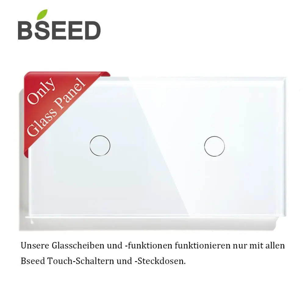 BSEED жемчужное Хрустальное стекло стеклянная панель 157 мм белый черный Gloden