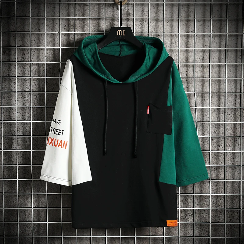 2022 New Half Sleeve Hoodies T shirt 