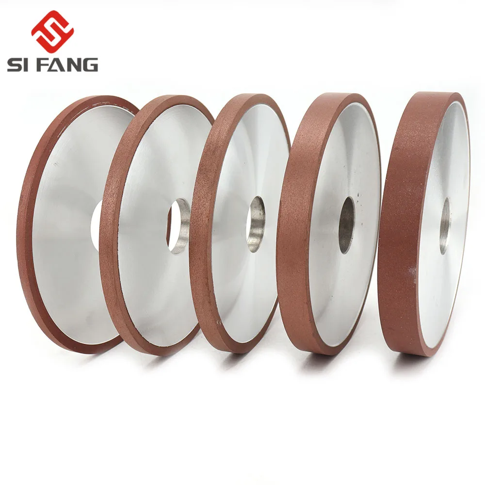 150mm Parallel Diamond Grinding Wheel Grinding Disc for Tungsten Steel Milling Cutter Tool Grit 150-400 Thickness 6-25mm