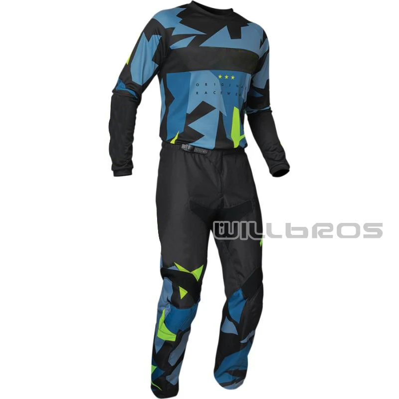 2020 г. мужской костюм для мотокросса внедорожного велосипеда камуфляжный из