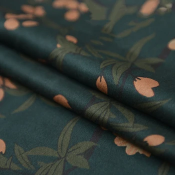 

40 Mm heavy satin Xiangyun yarn silk fibroin crepe satin 100% silk fabric cheongsam dress high quality fashion designer fabric