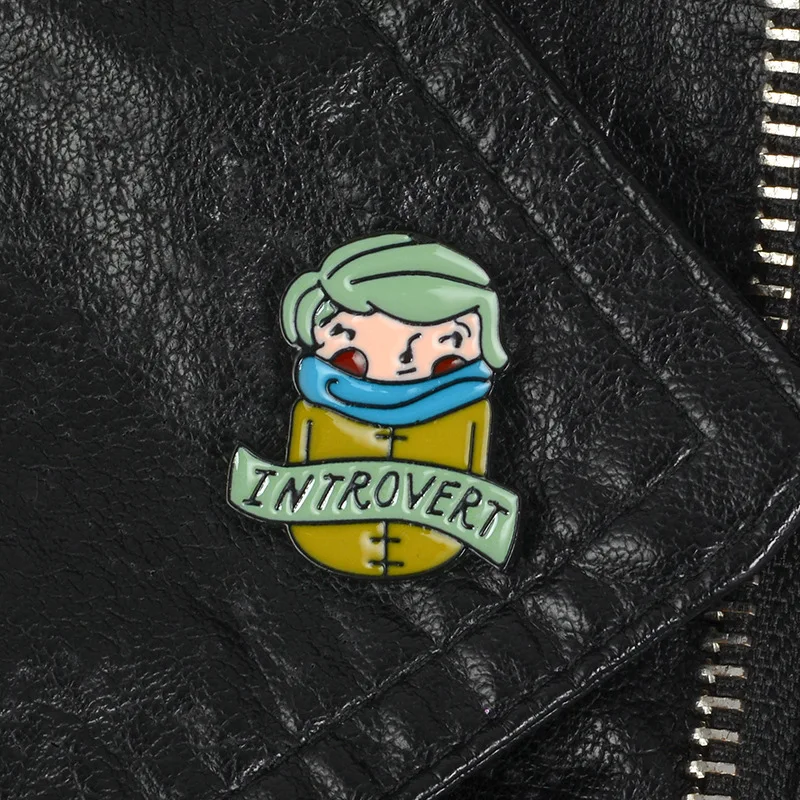 Oil Drop Alloy Brooch Creative Introvert Cowboy Badge Enamel Brooch Backpack Shirt Collar Brooch