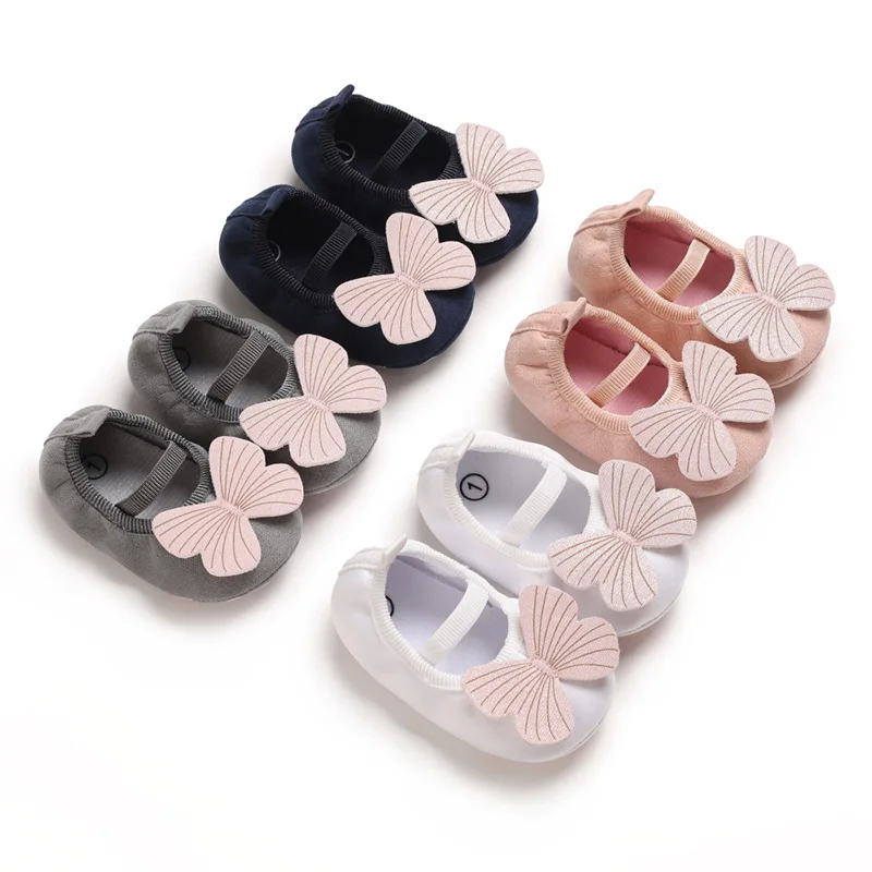 

2020 Spring and autumn baby shoes newborn soft sole Anti-Slip kid baby shoes princess shoes