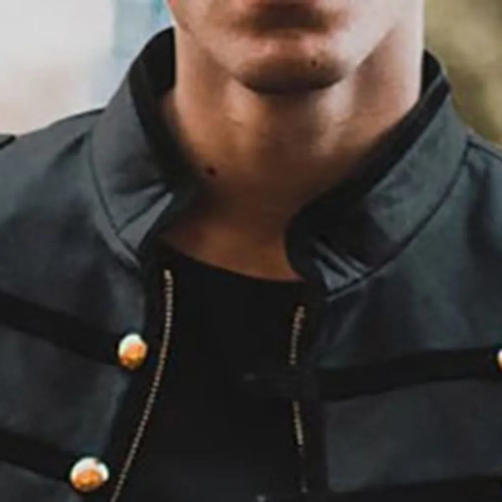 Popular PU Leather Jacket Men Autumn Long Sleeve Black Plus Size 3XL Zipper Beading Short Jacket Men's Winter Coat Outwear Windbreaker