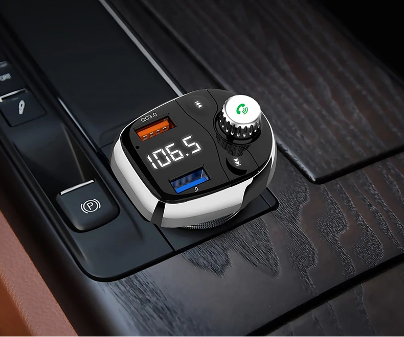 PATCHSKY T62 Автомобильный Mp3 музыкальный плеер Bluetooth аудио приемник адаптер fm-передатчик двойной зарядное устройство USB U диск/TF карта