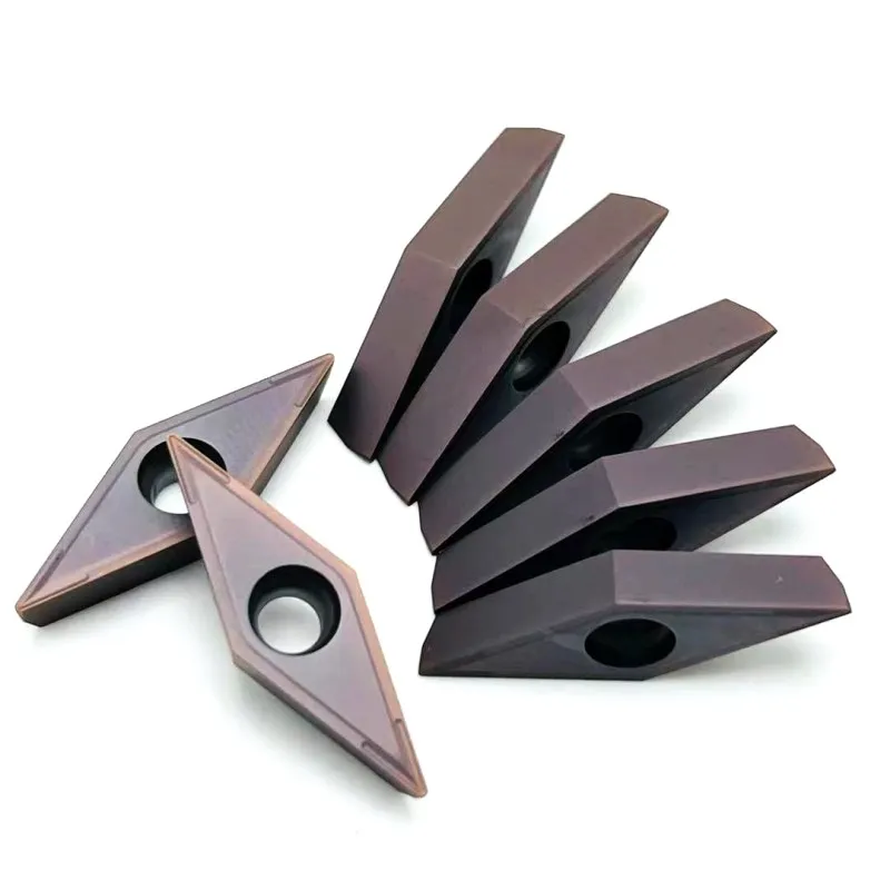 Carbide Turning Blade VCMT110304 CNC Turning Insert Machine Tool Turning and Milling VC15TF UE6020 US735