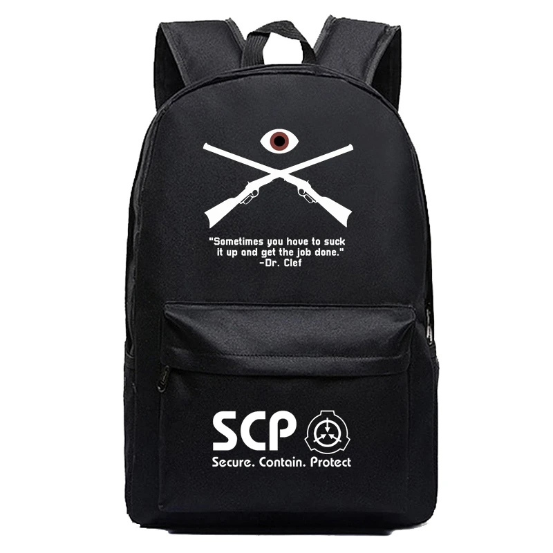Новая игра SCP основа специальный содержит Мужские t процедуры Рюкзак Дети подростков школьные сумки для мужчин и женщин Дорожные сумки на плечо - Цвет: 25
