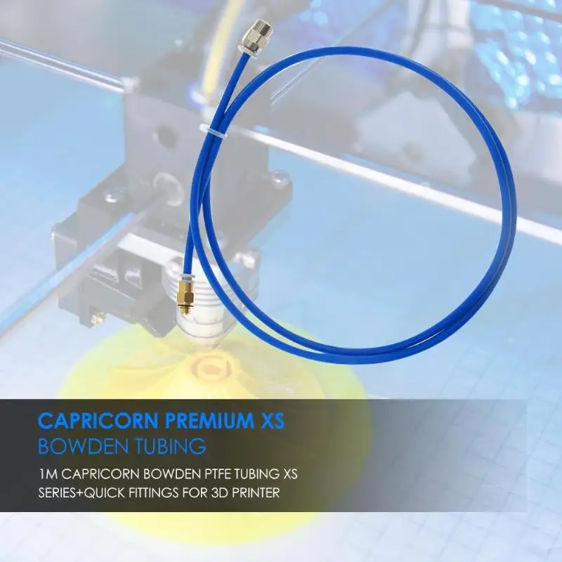 1 м Capricorn Премиум XS Bowden трубки 3d части принтера+ Быстрые фитинги внутренний диаметр 1.95мм ±0. 05 мм длина 1 м