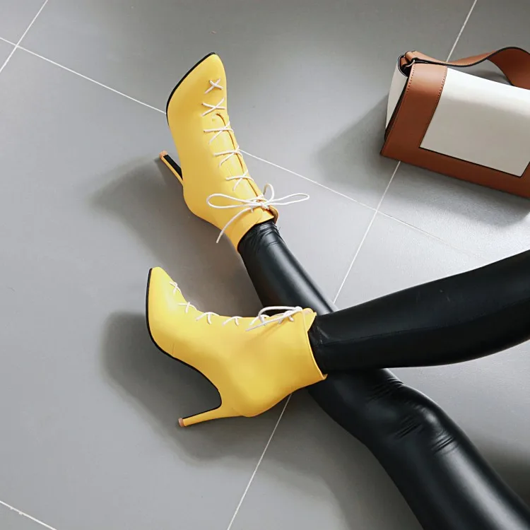 

Big Size 9 10 11-17 boots women shoes ankle boots for women ladies boots shoes woman winter Pointed side zipper