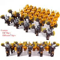 8pcs/lot The Elves Soldier Orcs Army Figures LOTR Armor Guard Warrior Archer Medieval Knights  Building Blocks Bricks toys gifts 1