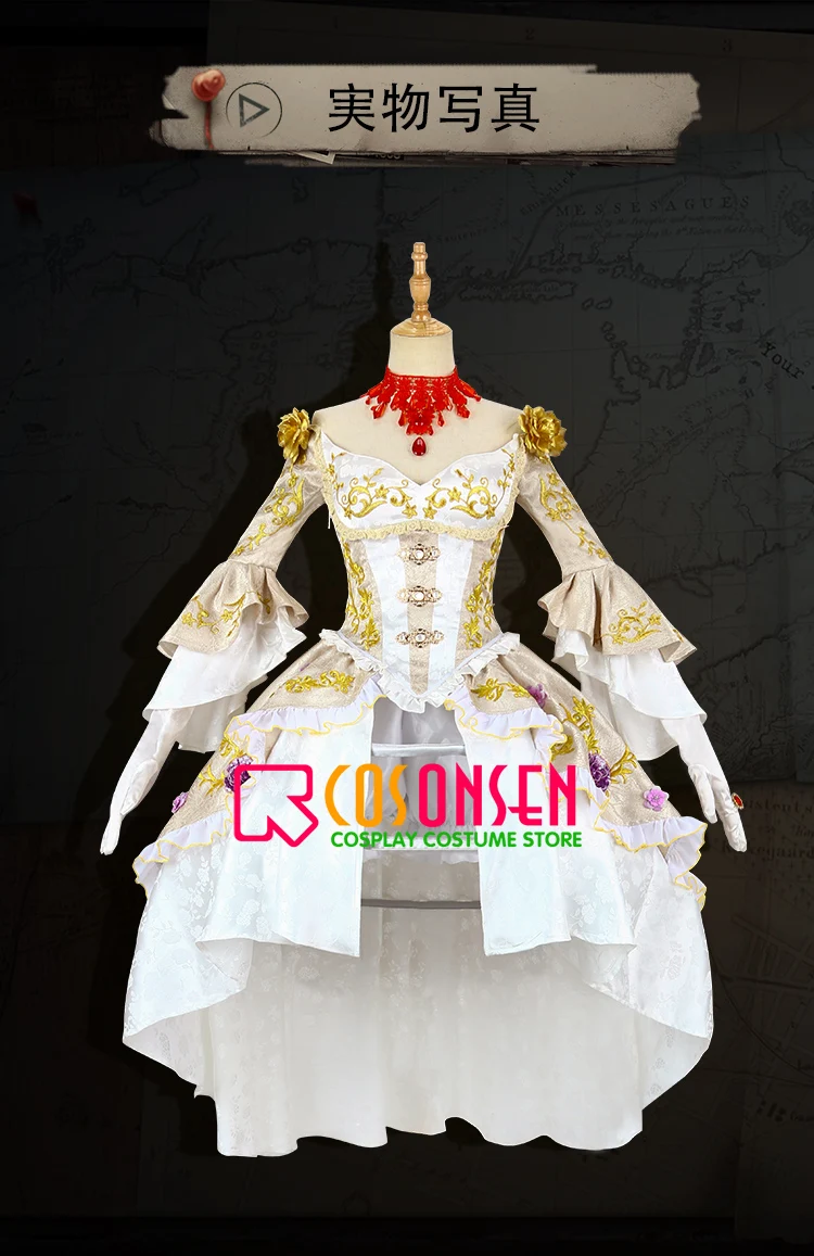 Персонаж V Marie, новая кожа, косплей, Madame Red Blood, праздничный костюм, игра для взрослых, дворец, Великолепное платье, косплей, ONSEN, на заказ
