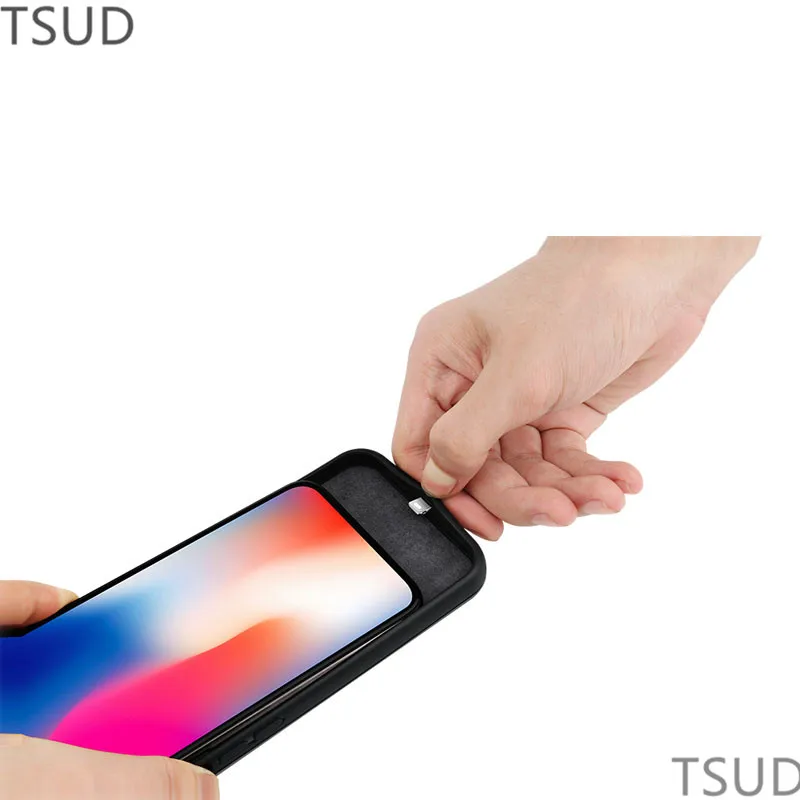 4000 мАч чехол-аккумулятор для iphone x xs внешнее портативное беспроводное зарядное устройство чехол для iphone x xs роскошный