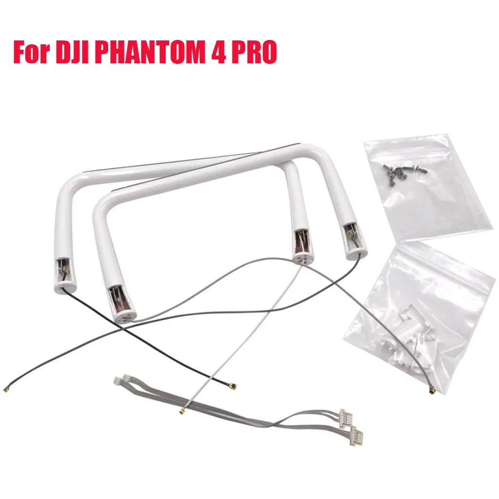 2PC For DJI Phantom 4 Pro Drone RC Landing Gear with Antenna&Compass Parts