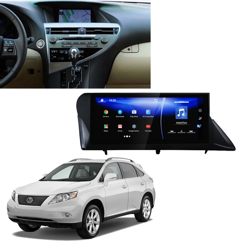 LiisLee Car Multimedia Player DVD GPS Audio Radio For Lexus RX 350 AL10 2009~2011 Android upgrade HD Display NAVI