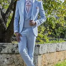 Модные новые свадебные костюмы с остроконечным лацканом из атласной ткани высокого качества дизайн мужские формальные костюмы Одежда для жениха и невесты комплект