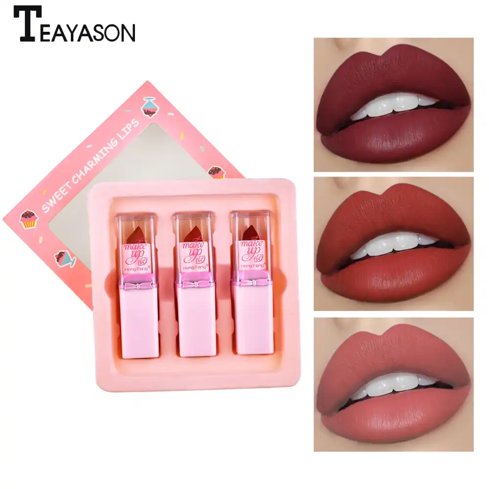 red lipstick gift set