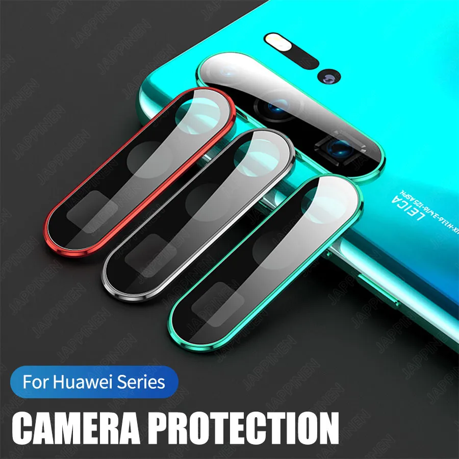 

Camera Lens Full Cover Protective Metal Ring + Tempered Glass For Huawei P30 Mate 20 Pro 20X Back Camera Lens Protector Case