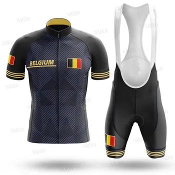

Cycling Jersey 2020 Belgium Pro Team cycling jersey set Summer breathable quick-drying Maillot ciclismo cycling clothing