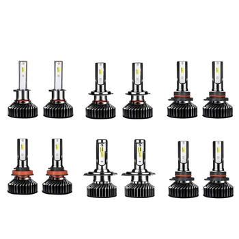 

2 Pcs H4 H7 H11 LED Car Light H1 H8 H9 9005 HB3 9006 HB4 6000K LED Bulb 12V