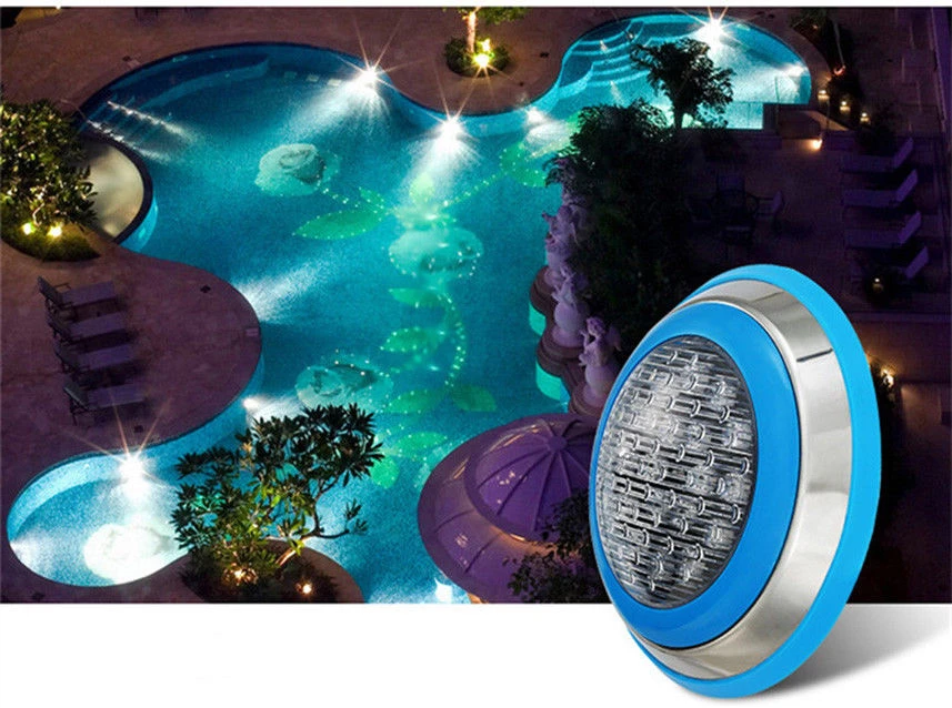 underwater dock lights New product AC/DC 12V 24V 9W 12W 15W 18W  Cold White/Warm White LED Swimming Pool Lamp Underwater Light Fountain Spotlight Lamp light underwater