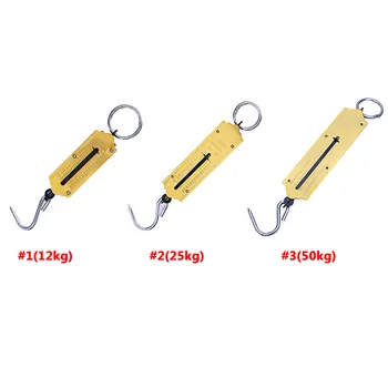 

Luggage Scale Spring Mechanical Scale 50kg Hand-Held Home Suitcase Accessories Hanging Travel Kitchen Portable Accurate Gram
