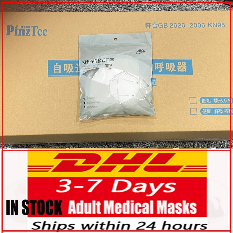

50pcs KN95 dhl Valve Mask 5 Layer Flu Anti Infection N95 Protective Masks ffp2 Respirator PM2.5 Safety Same As KF94 FFP3 masque