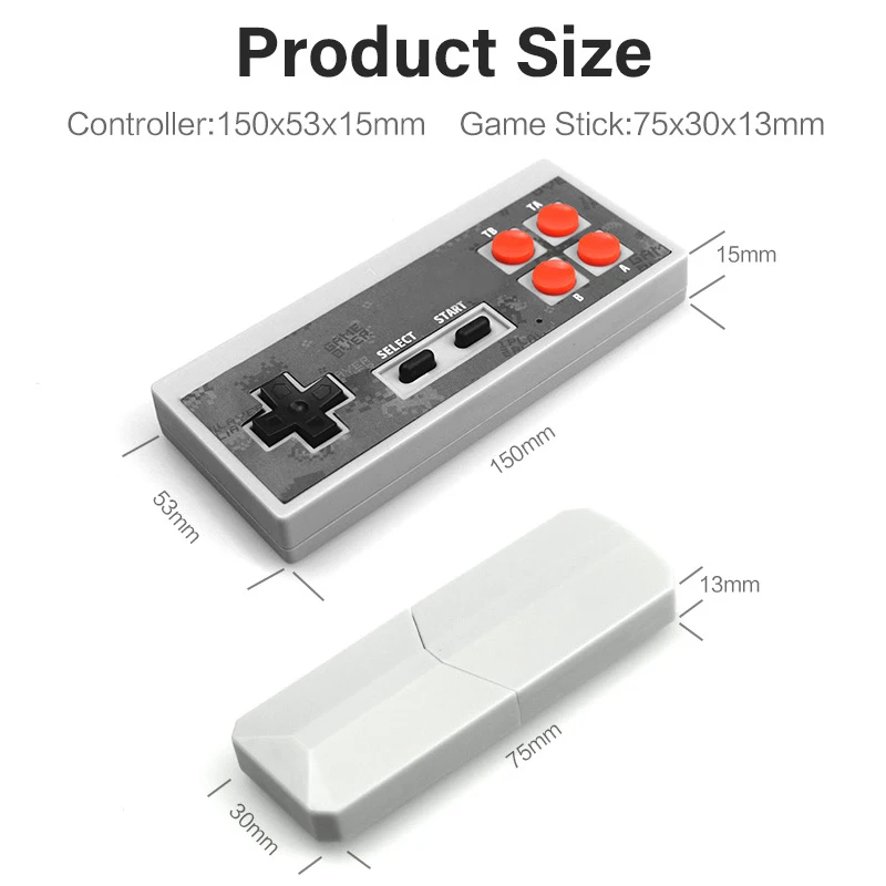 Ретро палка USB беспроводной ручной для ТВ Видео Игры Прочный игровой контроллер GV99