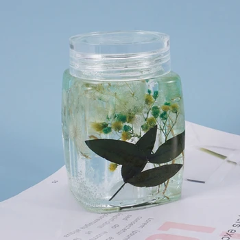 

1 Set Crystal Epoxy Resin Mold Storage Box Casting Silicone Mould DIY Crafts Container Jewelry Decorations Making Tools