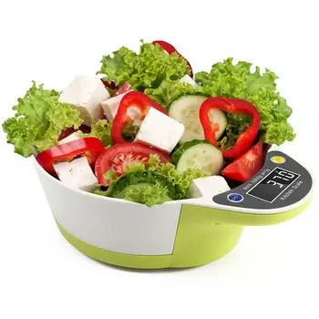 

5kg Portable Kitchen Digital Scale LED Electronic Scales Food Vegetable Measuring Weight Kitchen Baking LED Electronic Scales
