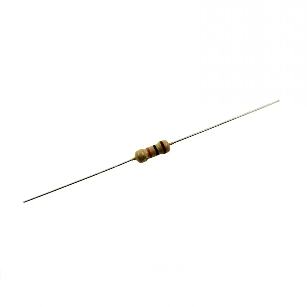 1000pcs 1/4W 1R--10M 5% 1K 2K 2.2K 4.7k 10K 100K 100R 220R 470R 1/2/3/4.7/5.1/6.8/10/20/30/47/68R 0.25W 탄소 필름 저항
