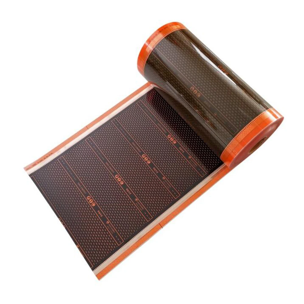 Far infrared carbon heating Heating Film Graphene PTC Underfloor Heating Film Self Regulating Electric Warm Floor Heating System