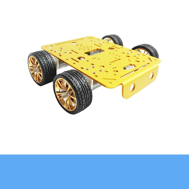 Unassembled 4WD Smart Robot Car Chassis Kit 65mm Rubber Wheel C300 Metal Robotic Education High Toruqe Motor Heavy Load DIY