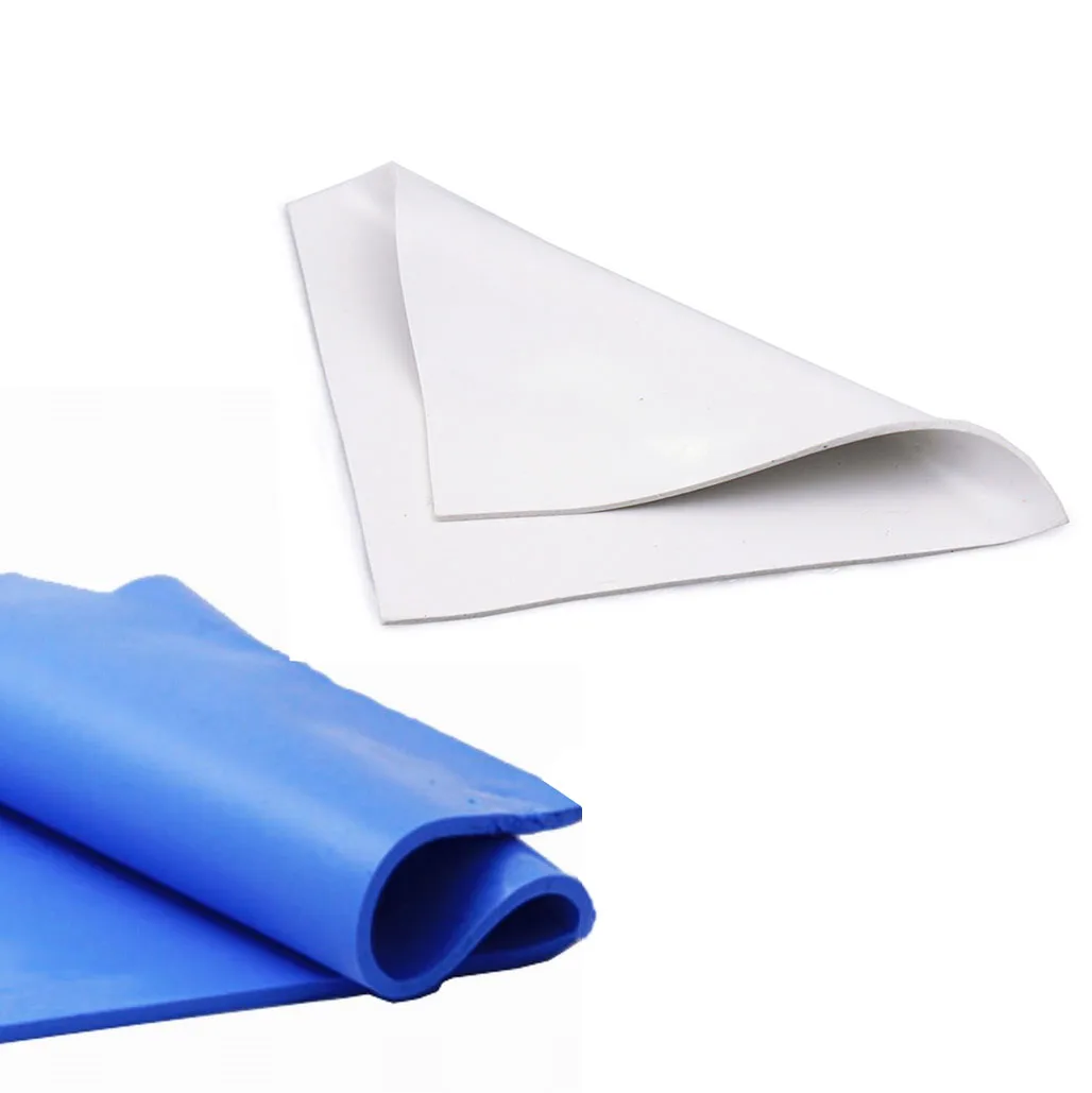 100x100x0.5mm, 1mm, 1.5mm, 3mm, 4mm, 5mm, nas cores azul e branco, e verde