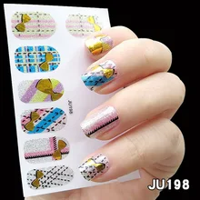 Nail Stickers Assorted Styles Nail Stickers Full Stickers Environmentally Friendly Waterproof Nail Polish Film Nail Stickers