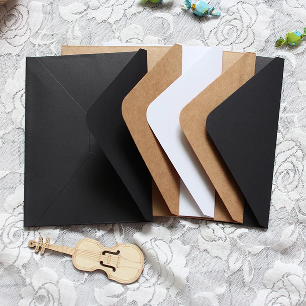 

30pcs Classical Kraft Blank Paper Envelopes Wedding Invitation Business Gift Card DIY Envelope Gift Letter Supplies 16*11cm