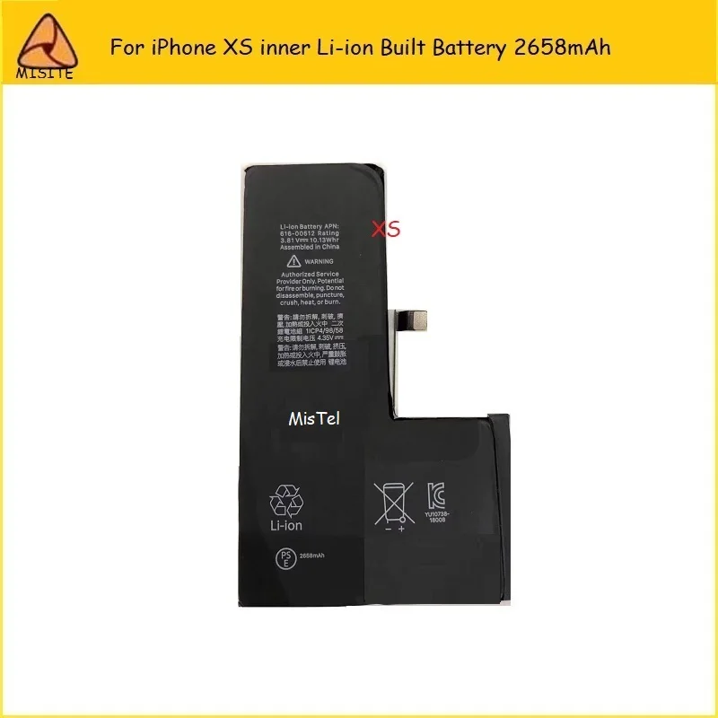 10 шт./лот протестированная батарея для телефона для iPhone 11Pro Max XSM XR XS X Ten 8 8P 8G Внутренняя литий-ионная Встроенная задняя крышка корпуса