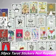 50 шт./упак. divination Card Tarot стикер s водонепроницаемый мотоцикл скейт телефон гитара ноутбук мотоциклетный костюм Стикеры