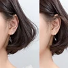 Huitan Simple Stylish S Shape Women Earrings Silver Color/Gold Color Available Versatile Girl Earrings Daily Wear Trendy Jewelry ► Photo 3/6