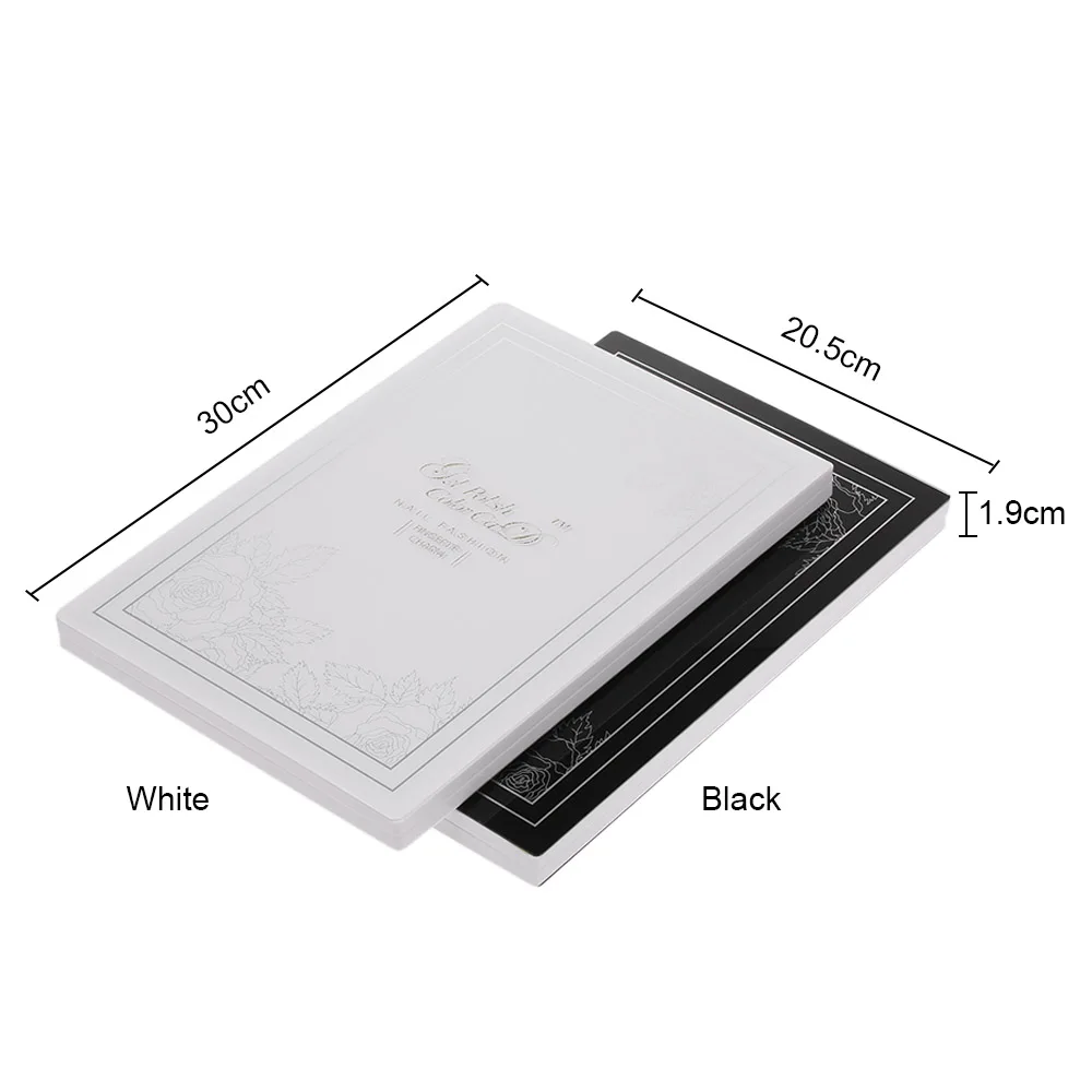 

96 Colors False Nail Color Book Display Detachable Nail Art Gel Polish Nail Color Card Nail Color Chart Palette Nail Color Card