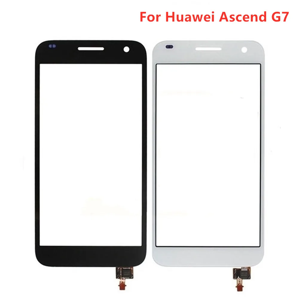 10PCS/LOT Touch Screen For Huawei Ascend G7 G7-L01 G7-L03 Touchscreen Panel Digitizer Sensor 5.5'' LCD Display Front Glass Phone |