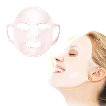 

Reusable Silicone Ear-hook Facial Mask Cover Prevent Evaporation Locking Water Moisturizing Silicone Mask Face Skin Care
