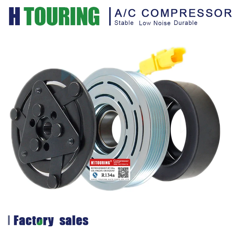 

Sd6v12 AC Компрессор сцепления для Peugeot 206 307 Citroen C2 C3 9646273880 9655191580 9655421780 9659231580 9682930280