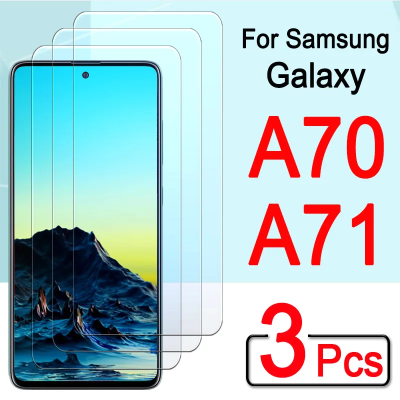 a71 glass screen protector for samsung a70 a 71 70 protective tempered glas galaxy 71a 70a samsunga71 armored sheet film 1-3pcs mobile screen protector