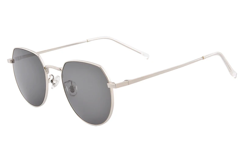 c5 grey -1.5 SHINU солнцезащитные очки мужские поляризованные солнцезащитные очки близорукость градусов Ретро Металлические поляризованные солнечные очки Смола CR 39 по рецепту линзы PM6895 - Цвет линз: c5 grey -1.5