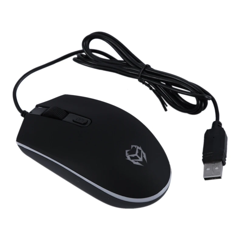 KINGANGJIA JM610 4 программируемые кнопки USB проводной светодиодный 2400 dpi регулируемая