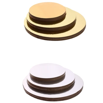

Cake Boards Set of 18 Cake Circle Bases 6 Inches, 8 Inches, and 10 Inches 6 of Each